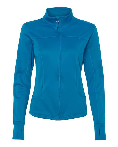 Women's Poly-Tech Full-Zip Track Jacket | USA Decoration