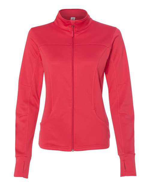 Women's Poly-Tech Full-Zip Track Jacket | USA Decoration
