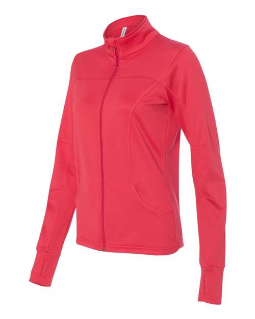 Women's Poly-Tech Full-Zip Track Jacket | USA Decoration