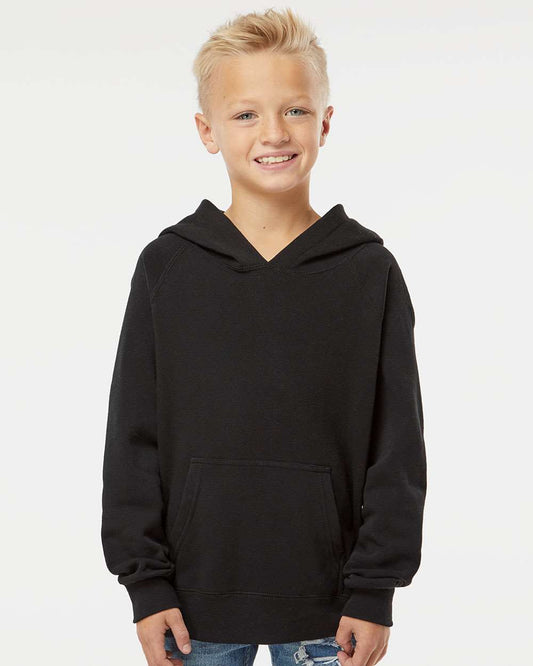 Youth Lightweight Special Blend Raglan Hooded Sweatshirt | USA Decoration