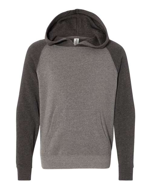Youth Lightweight Special Blend Raglan Hooded Sweatshirt | USA Decoration