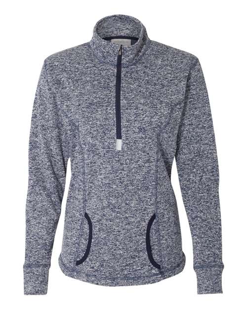 Women's Cosmic Fleece Quarter-Zip Pullover | USA Decoration