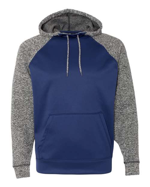Colorblocked Cosmic Fleece Hooded Sweatshirt | USA Decoration