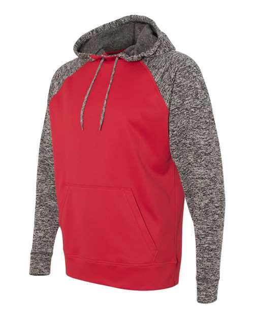 Colorblocked Cosmic Fleece Hooded Sweatshirt | USA Decoration