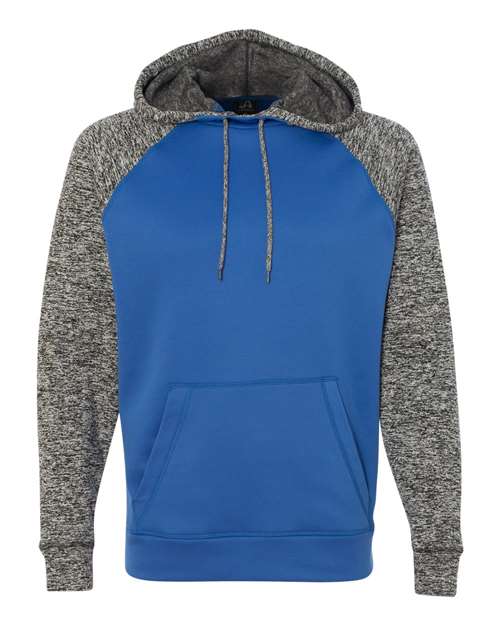 Colorblocked Cosmic Fleece Hooded Sweatshirt | USA Decoration