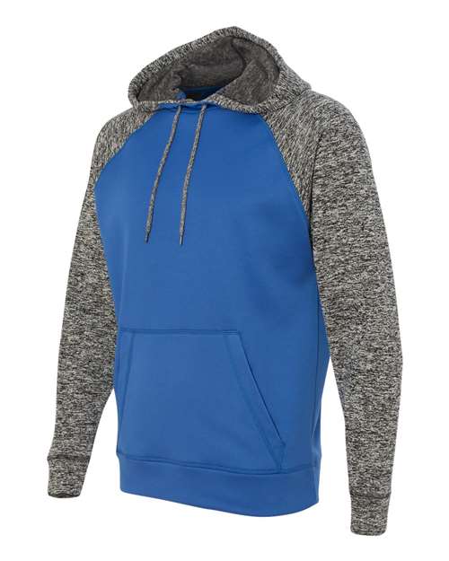 Colorblocked Cosmic Fleece Hooded Sweatshirt | USA Decoration