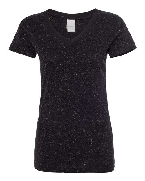 Women’s Glitter V-Neck T-Shirt | USA Decoration