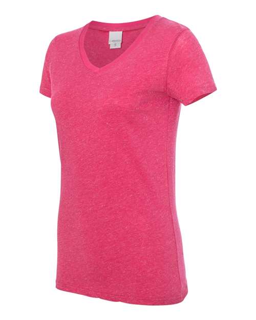 Women’s Glitter V-Neck T-Shirt | USA Decoration