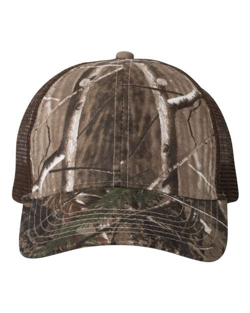 Licensed Camo Mesh Back Cap | USA Decoration