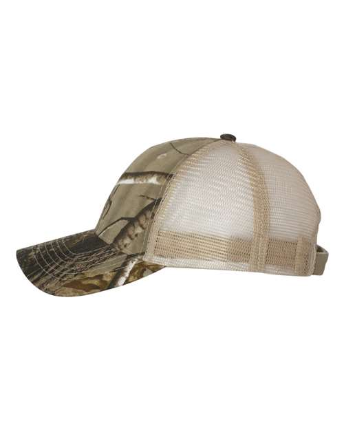 Licensed Camo Mesh Back Cap | USA Decoration