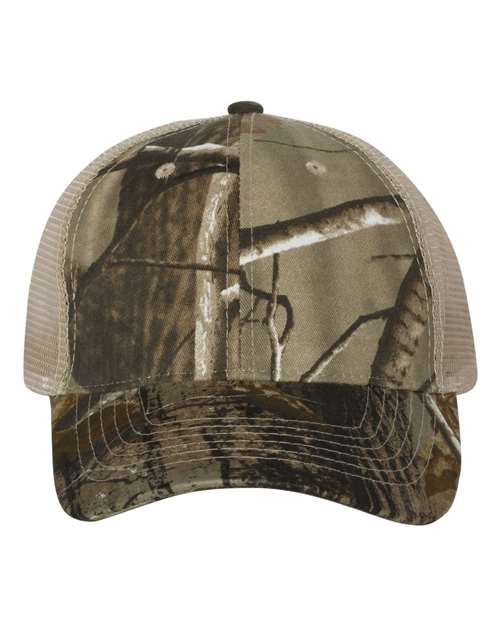 Licensed Camo Mesh Back Cap | USA Decoration