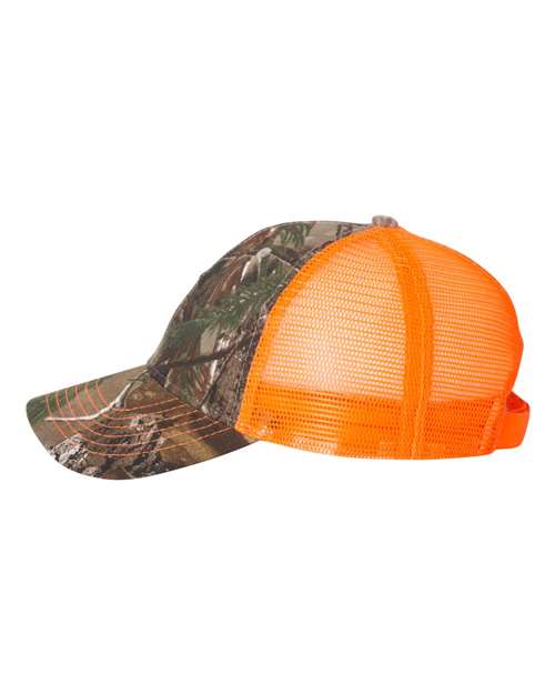 Licensed Camo Mesh Back Cap | USA Decoration