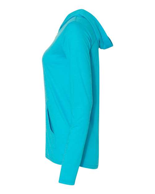 Women's Triblend Full-Zip Hooded Long Sleeve T-Shirt | USA Decoration