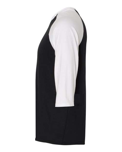 Triblend Raglan Three-Quarter Sleeve T-Shirt | USA Decoration