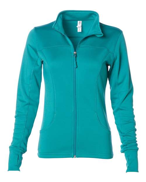Women's Poly-Tech Full-Zip Track Jacket | USA Decoration