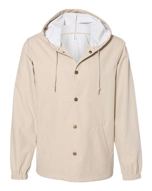 Water-Resistant Hooded Windbreaker | USA Decoration