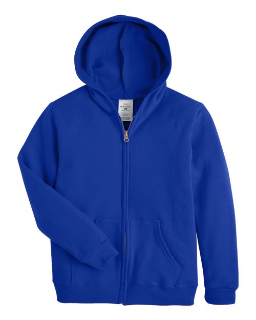 EcoSmart® Youth Full-Zip Hooded Sweatshirt | USA Decoration