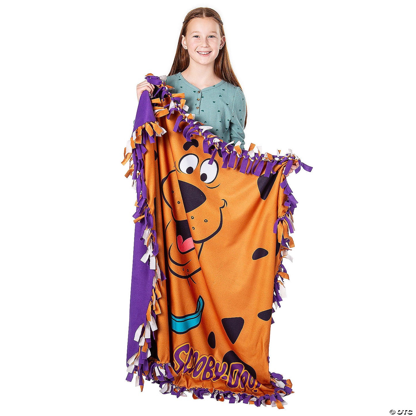54" x 54" Scooby-Doo!™ Fleece Tied Throw Craft Kit - Makes 1 | USA Decoration®