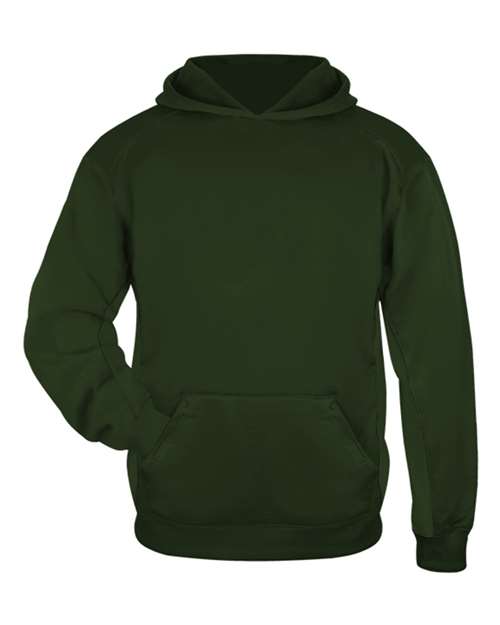 Youth Performance Fleece Hooded Sweatshirt | USA Decoration
