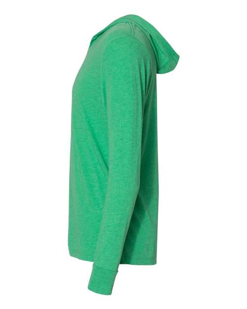 Triblend Hooded Long Sleeve Pullover | USA Decoration