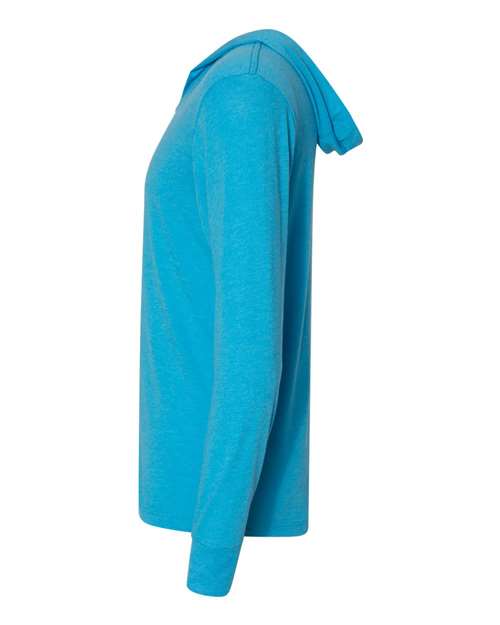 Triblend Hooded Long Sleeve Pullover | USA Decoration