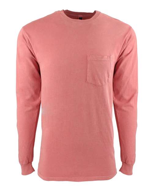 Inspired Dye Long Sleeve Pocket Crew | USA Decoration