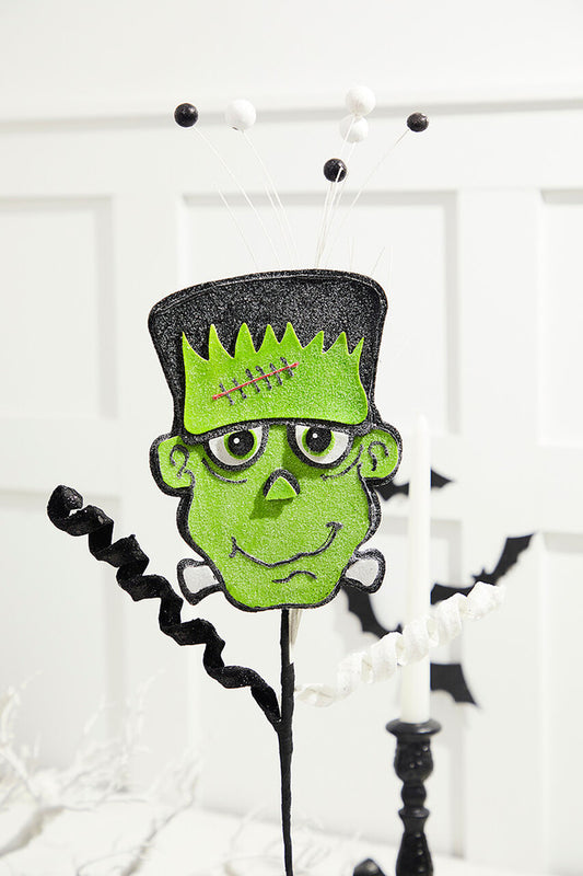 26” Frankie Halloween Pick Cute Frankenstein Decoration for Spooky Fun