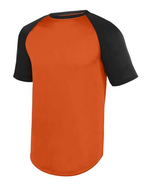 Wicking Short Sleeve Baseball Jersey | USA Decoration
