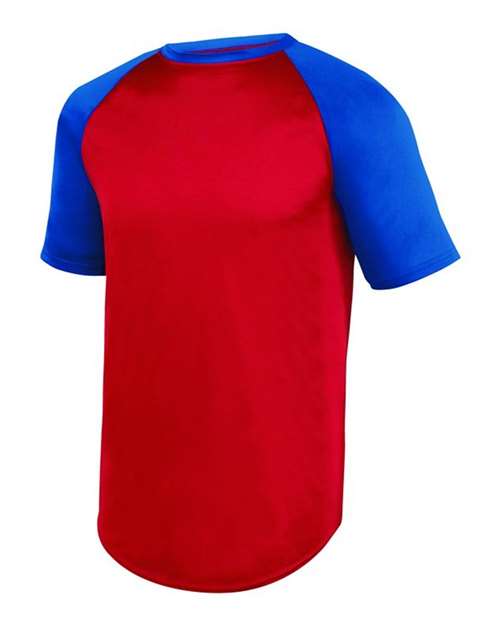 Wicking Short Sleeve Baseball Jersey | USA Decoration