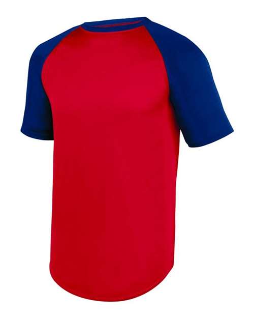 Wicking Short Sleeve Baseball Jersey | USA Decoration