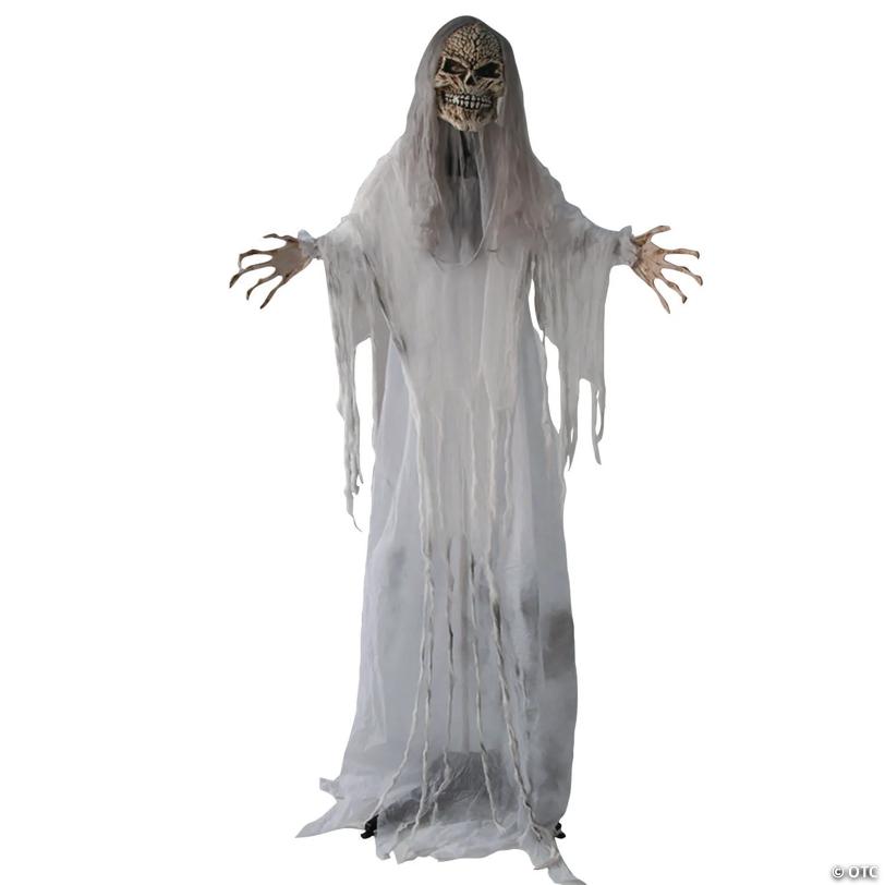 5 Ft. 6" Sonic Standing Gray Skeleton Reaper Halloween Decoration