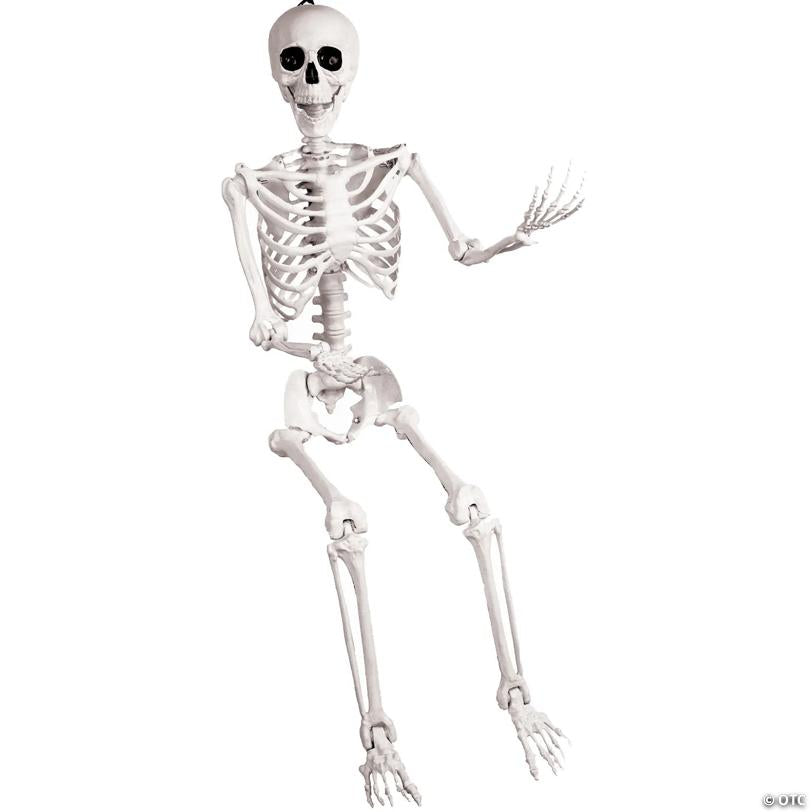 5 Ft. Skeleton Pose & Hold Plastic Halloween Decoration