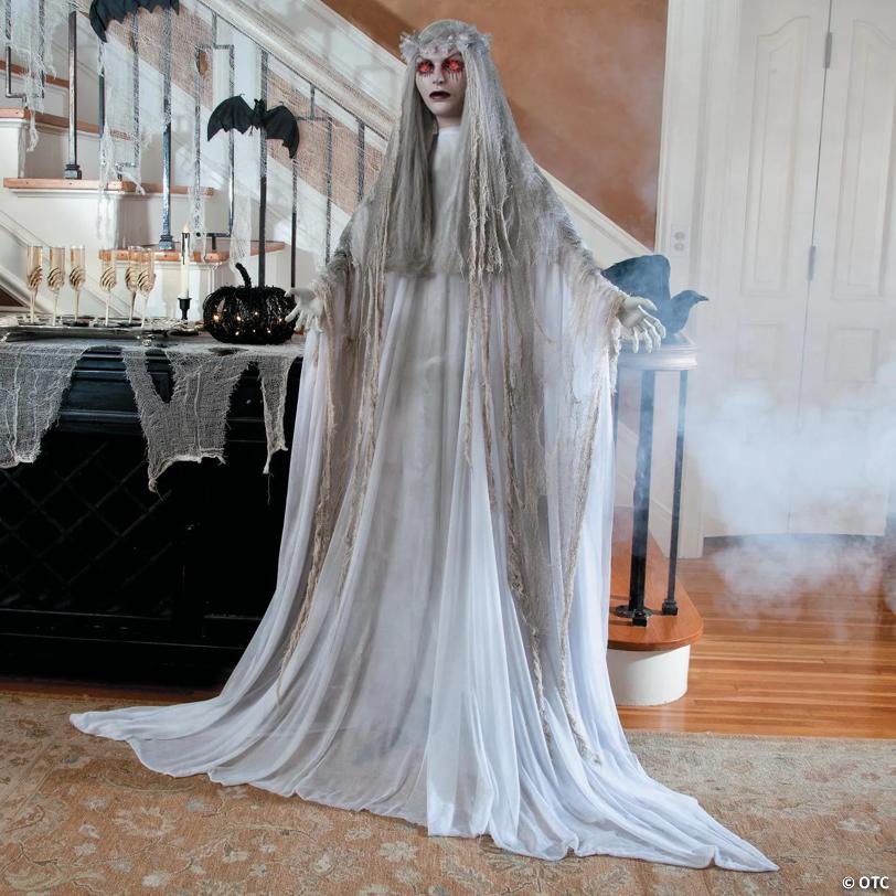 5 ft. 7 " Standing Ghost Girl Halloween Decoration