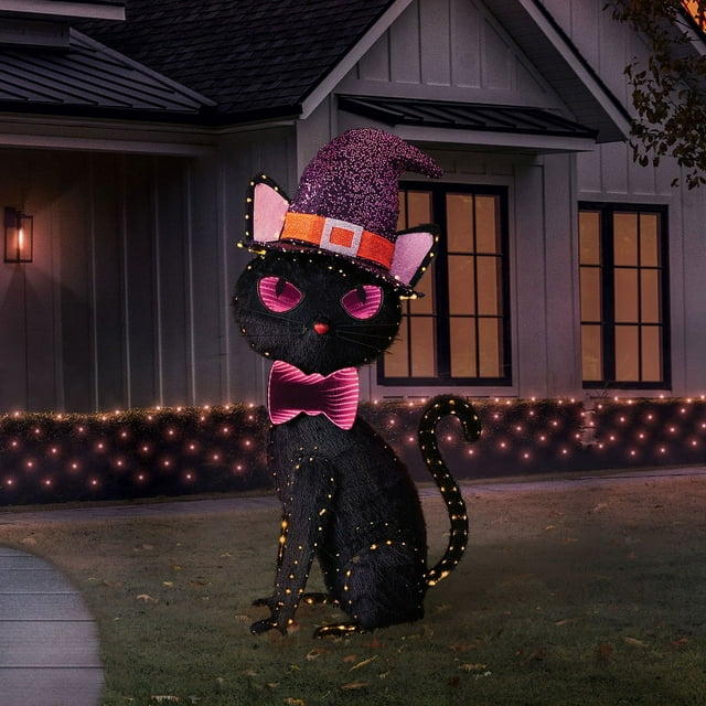 Member's Mark 5' Pre-Lit Black Cat | USA Decoration®