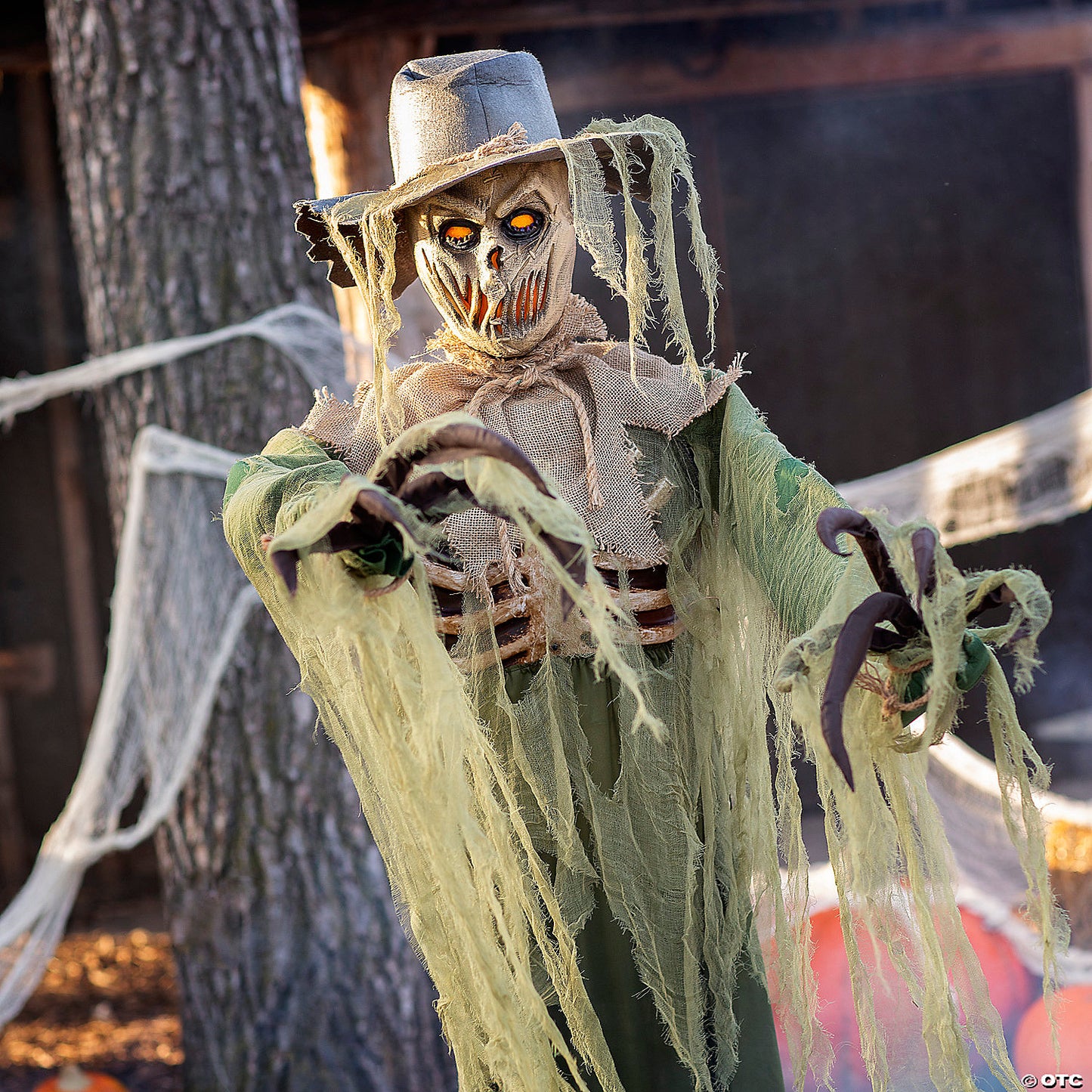 6 Ft. Animated Inferno Scarecrow Halloween Decoration | USA Decoration®