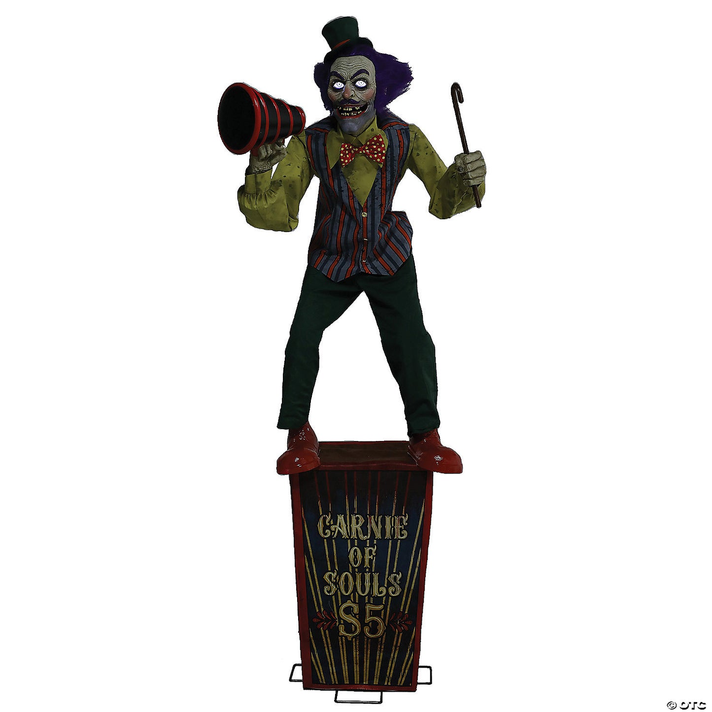 6 Ft. Animated Servo Carnival Barker Halloween Decoration | USA DecorationĀ®