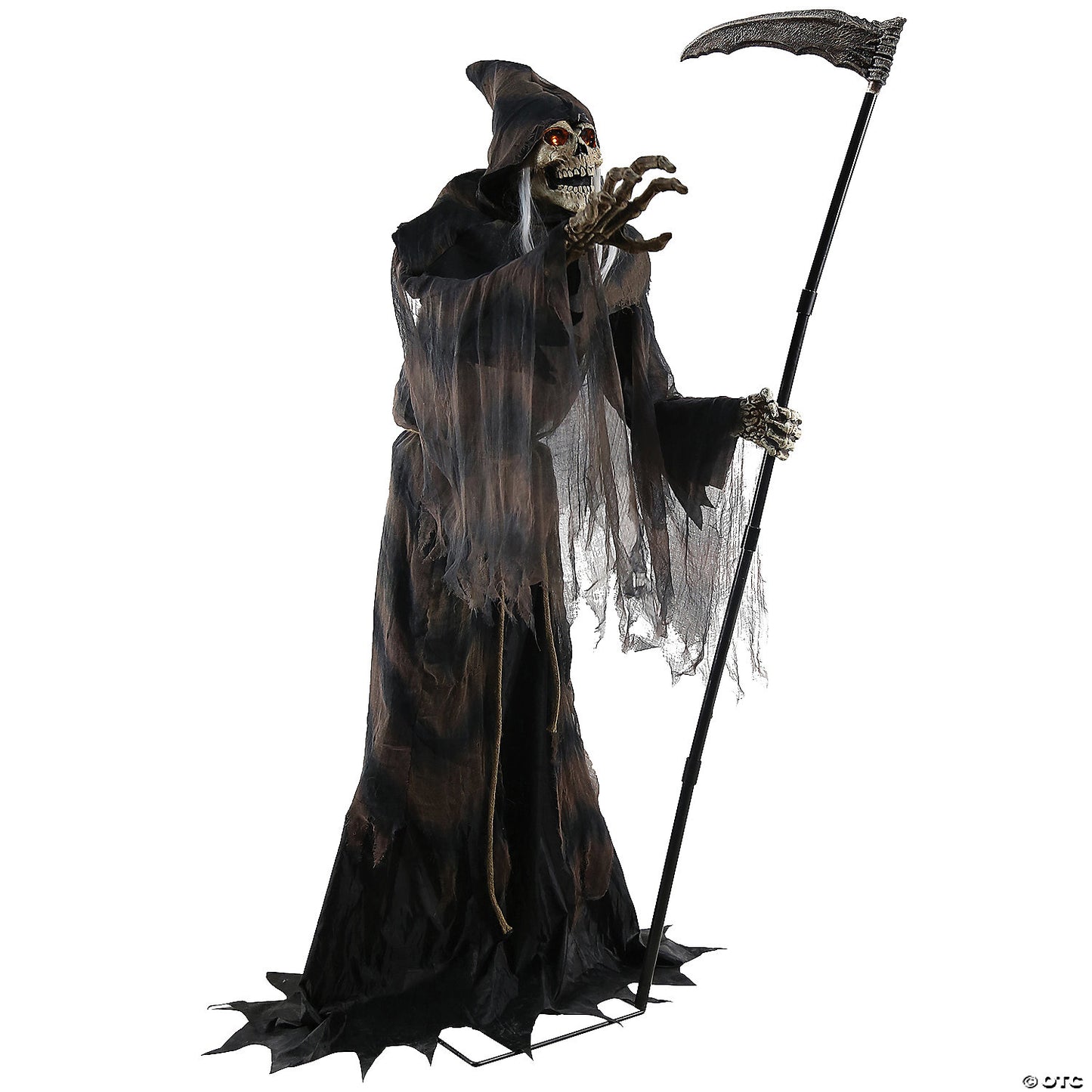 6 Ft. Lunging Reaper Animated Prop Standing Halloween Decoration | USA Decoration®