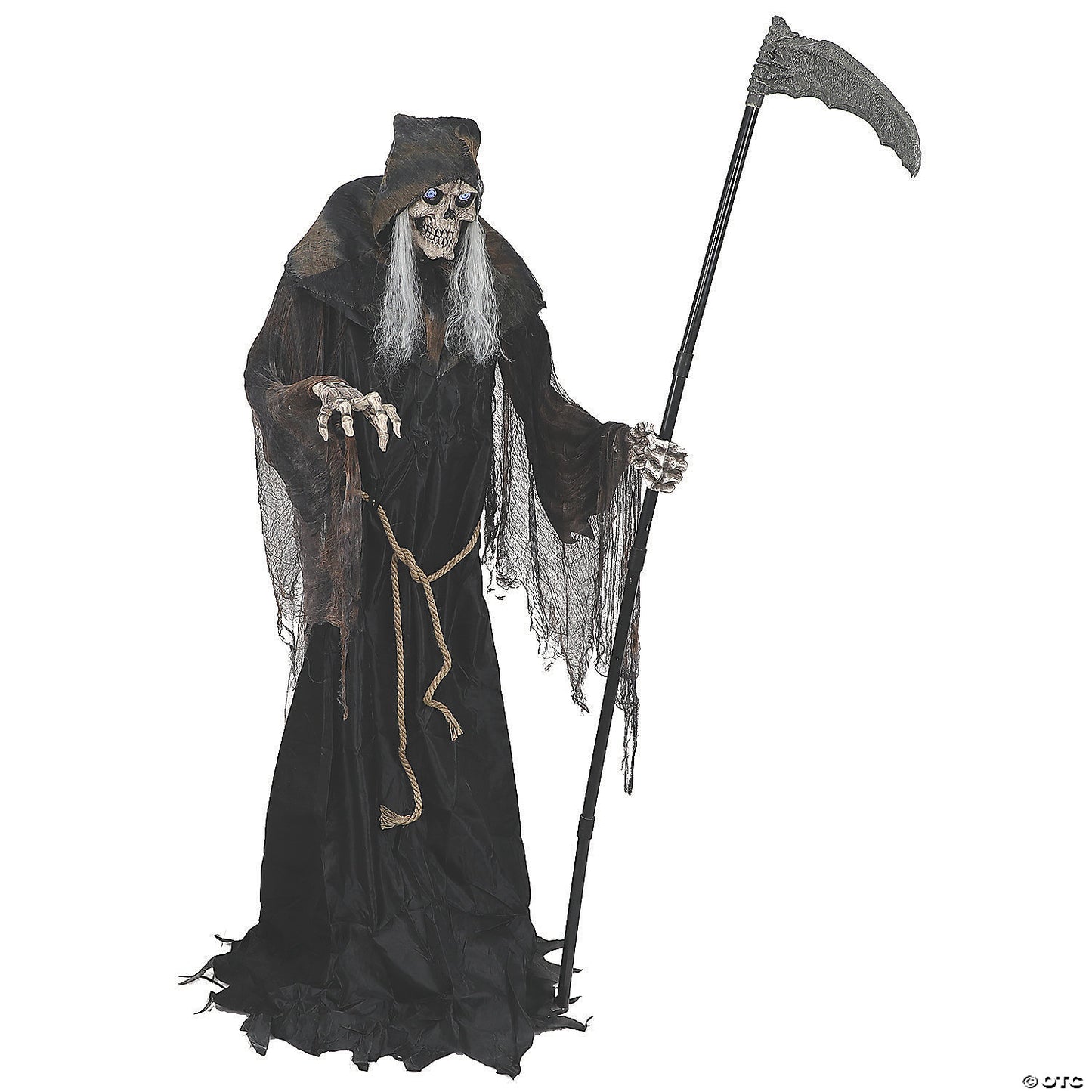 6' Lunging Reaper with Digital Eyes Animated Prop | USA Decoration®