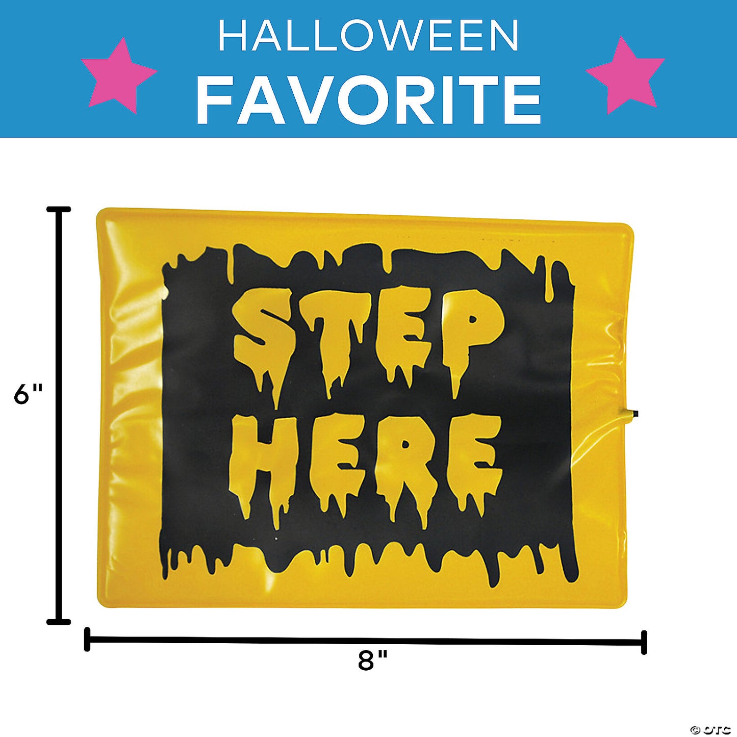 6" x 8" Step Here Wired Activation Pad for Animated Halloween Props | USA Decoration®