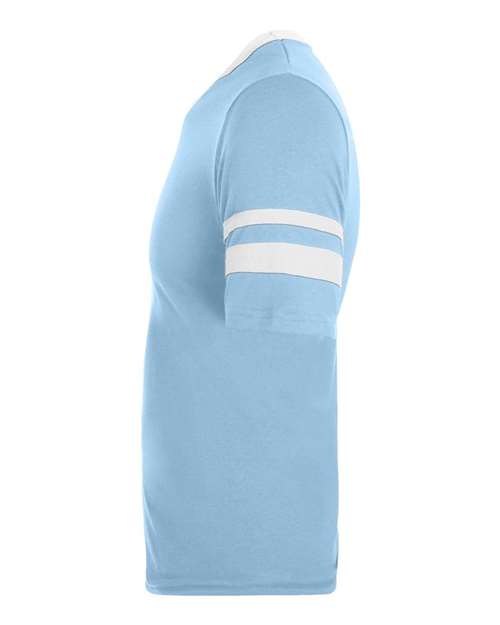 Youth V-Neck Jersey with Striped Sleeves | USA Decoration