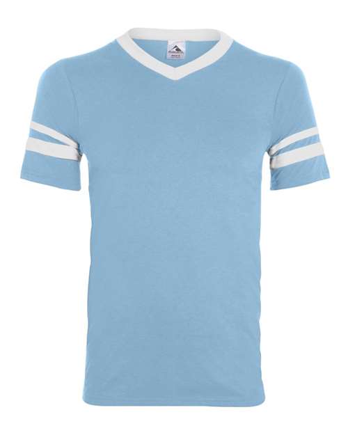 Youth V-Neck Jersey with Striped Sleeves | USA Decoration