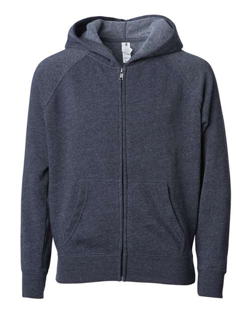 Youth Lightweight Special Blend Raglan Zip Hood | USA Decoration