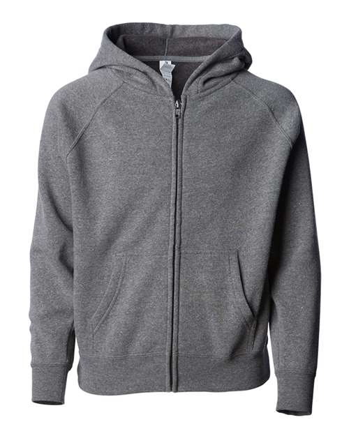 Youth Lightweight Special Blend Raglan Zip Hood | USA Decoration