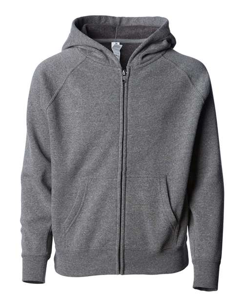 Toddler Lightweight Special Blend Raglan Zip Hood | USA Decoration