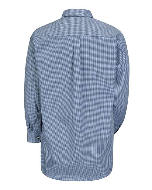 Mini-Plaid Uniform Long Sleeve Shirt | USA Decoration