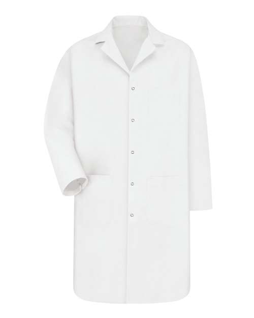 Gripper Front Lab Coat | USA Decoration