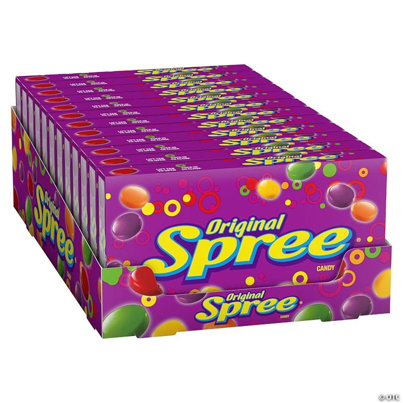 60 oz. Original Spree Fruit-Flavored Candies Theater Boxes - 12 Pc.