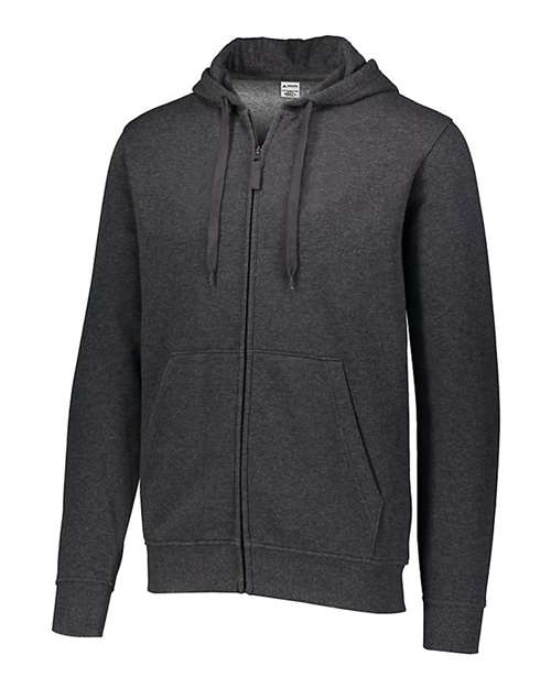 Men's Long Sleeve 60/40 Fleece Full-Zip Hoodie | USA Decoration