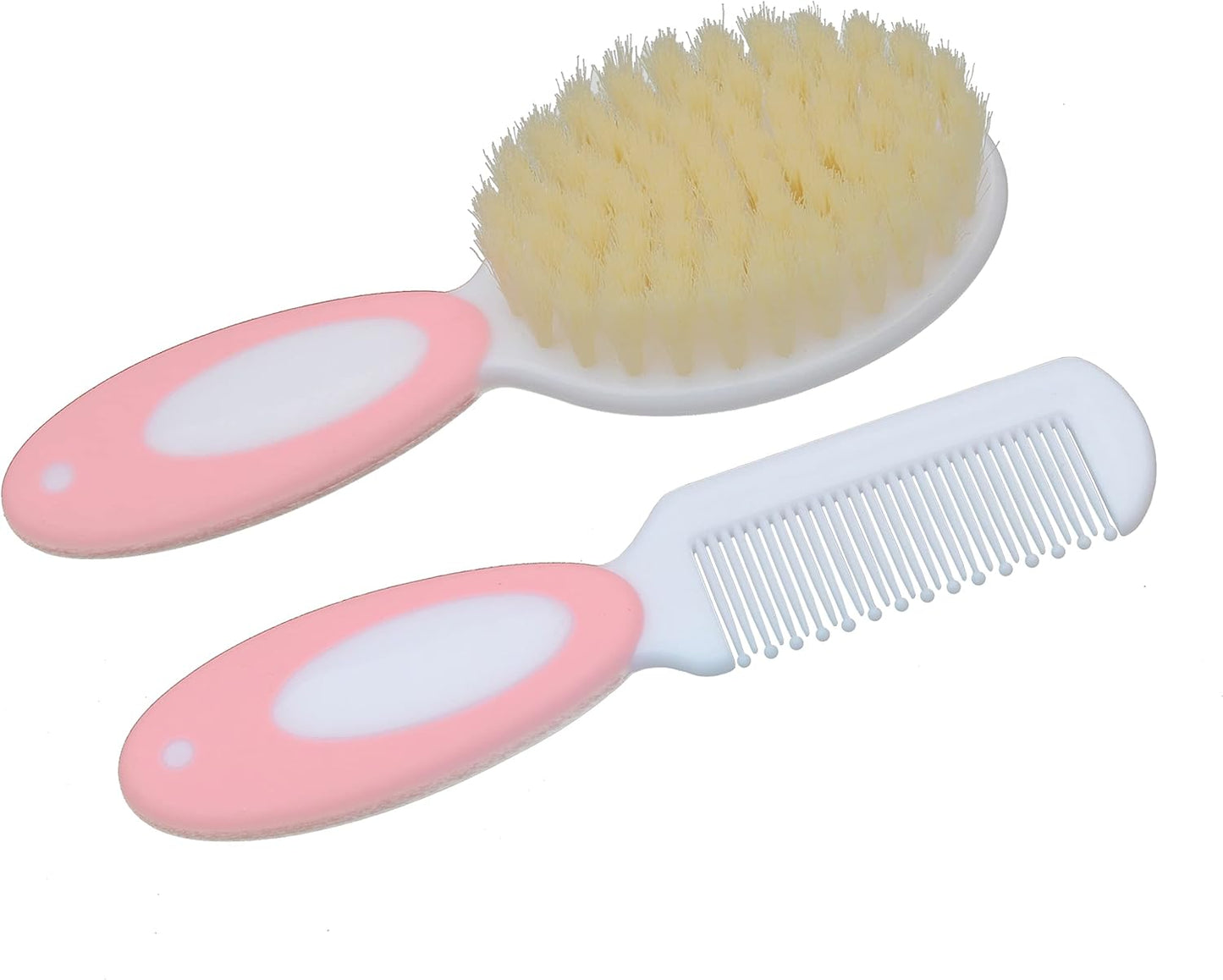 Soft Goat Bristle Baby Hair Brush for Newborn Cradle Cap and Daily Grooming