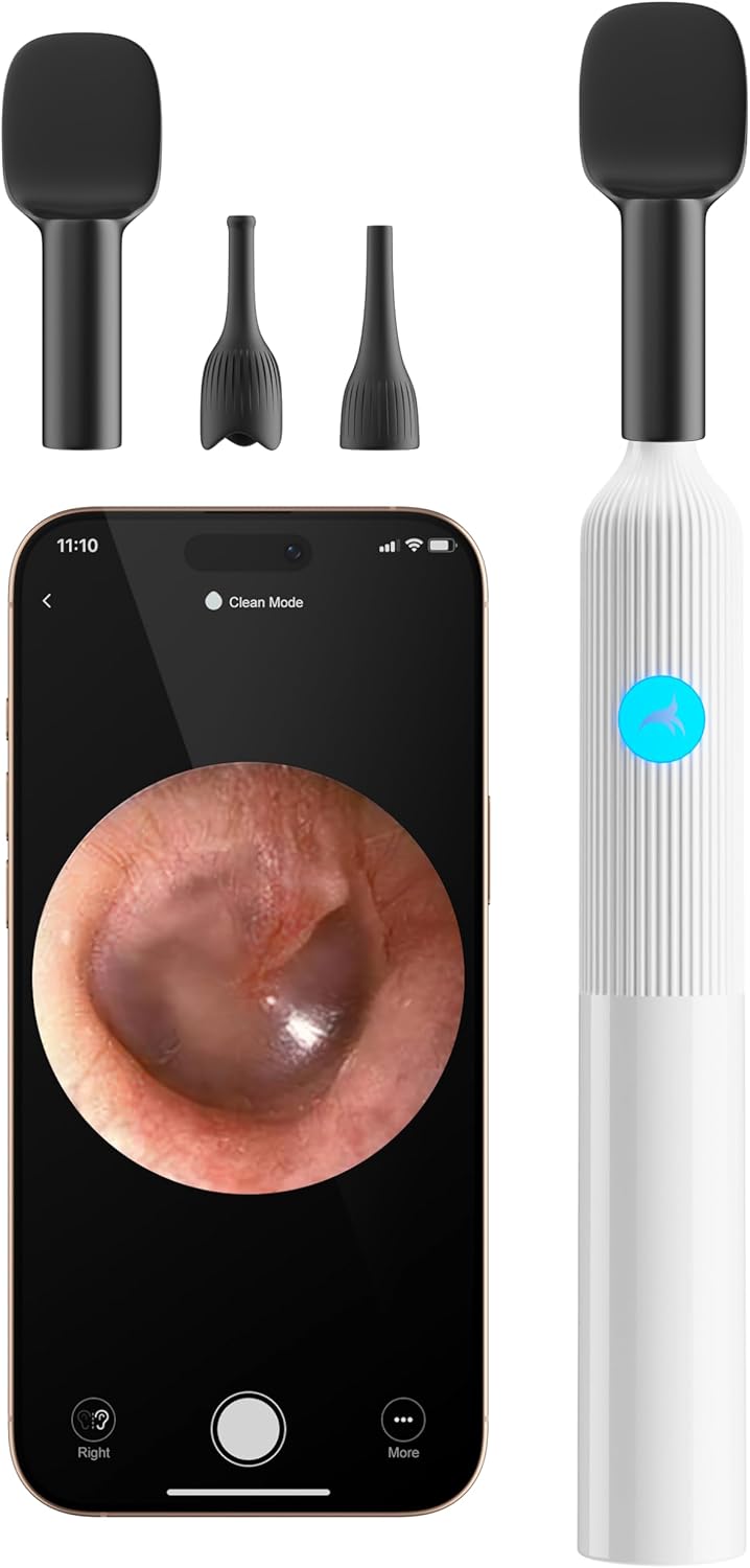 Baby Ear Nose Throat Examination Kit HD Camera 6LED Light Home Healthcare Grooming Registry Essential